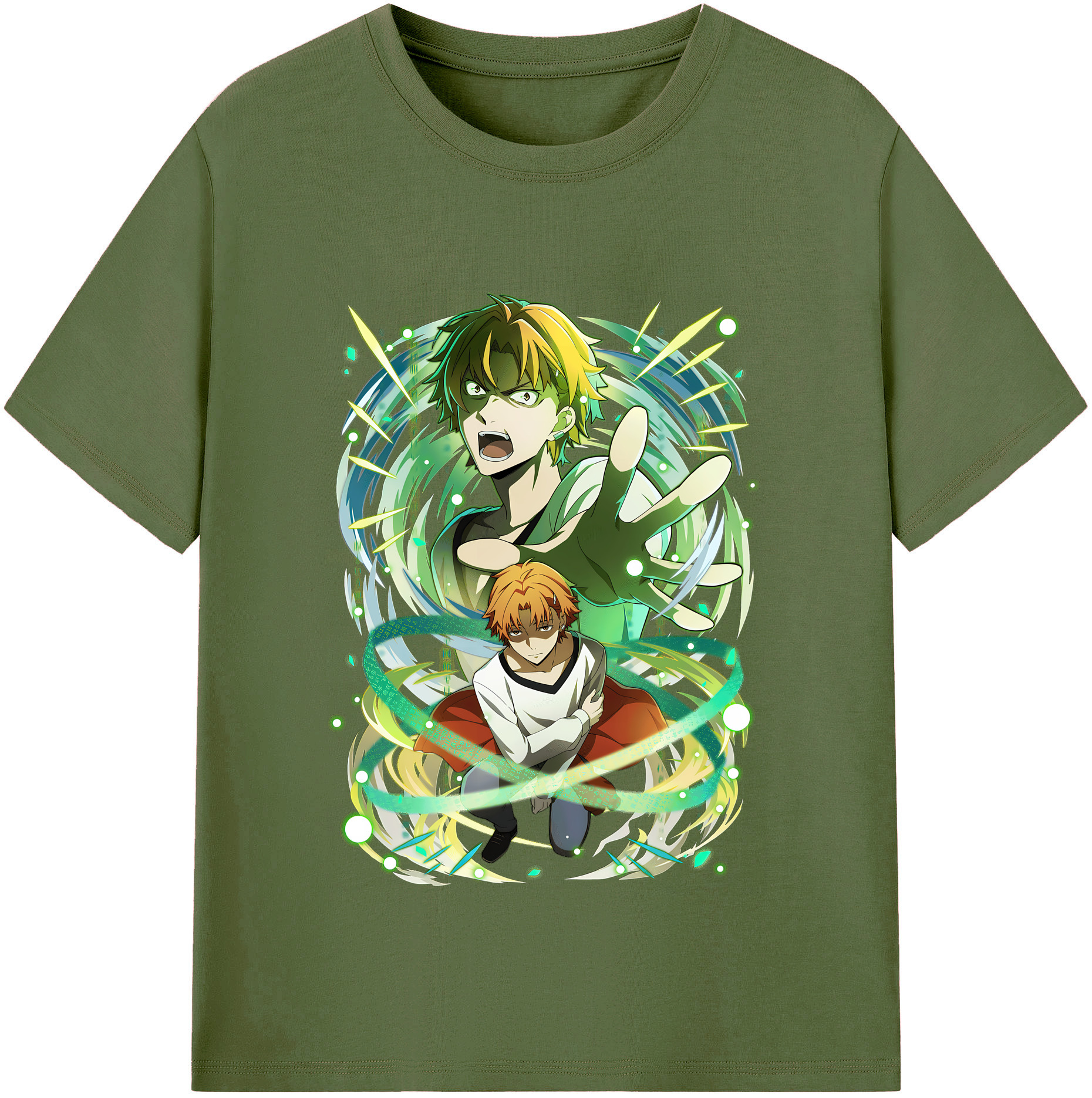 （画像用） 文豪ストレイドッグス Bungo Stray Dogs 綿100％半袖Tシャツ（フロントプリント）